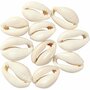 Schelpen - Natuurlijke Schelpen met Gaten - Lengte 20 mm - 12 Stuks