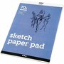 Schetsblok Wit A4 - Tekenblok - Houtvrij Papier - Tekenen & Schetsen - Kunstpapier - Hobby Papier - DIY Schetsboek - 21x29,7 cm - 70 gr - 70 Vellen