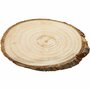 Houten Schijven Met Ophangoog - Boomstamschijfjes Voor Decoratie - DIY Houten Schijven Met Bast - Assortiment Houten Schijfjes - 4-7 cm - Dikte 5 mm - 25 Stuks