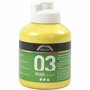 Metallic Verf - Acrylverf Metallic Geel - Metaalverf - Gele Metallic Hobbyverf - Glansverf - Shimmerverf - 500ml