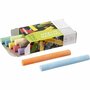 Schoolbordkrijt, diverse kleuren, L: 8 cm, d 10 mm, 10 stuk