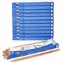 Schoolpotloden - HB Tekenpotloden - Schrijf- & Tekenpotloden Voor School, Hobby & Kunst - Ergonomisch Ontwerp - 7 mm - Hardheid HB - Vulling 2 mm - Lengte 18 cm - Set Van 12x12 Stuks