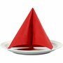 Rode Papieren Servetten - 3-Laags - Unikleurig & Sterk - Geschikt Voor Tafeldecoratie, Feestjes & DIY - 33x33 cm - 20 Stuks