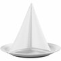 Servetten - Luxe Witte Tafelservetten - Grote Decoratieve Servetten Voor Feesttafels - Papieren Tafeldecoratie - Formaat 40x40 cm - 60 Gram - Set van 20 Stuks