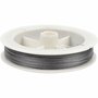 Sieradendraad - Zilverkleurig Metaaldraad - Hobbydraad Voor DIY Sieraden - Dunne Knutseldraad Voor Armbanden en Kettingen - Dikte 0,38 mm - Lengte 100 Meter - 1 Rol