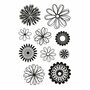 Silicone Stempels - Bloemen - DIY Knutselen - Decoratiestempels - Voor Papierprojecten - Zelfklevend Stempelmateriaal - Formaat 11x15,5 cm - 1 Vel