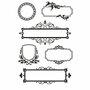 Silicone Stempels - Lijst- en Ornamenten Design - Vintage Stempels Voor DIY Creaties - Ideaal Voor Albums en Decoraties - Afmetingen 11x15,5 cm - 1 Vel