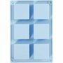 Silicone Vormen - DIY Bakvormen en Knutselmallen - Flexibel Silicone - Hoogwaardige Kwaliteit - H: 2,5 cm - L: 21,5 cm - B: 14,5 cm - Gatgrootte: 5x5 cm - Capaciteit: 60 ml - 1 Stuk