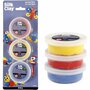 Silk Clay - Zelfhardende Klei - Blauw, Rood & Geel - DIY Creatieve Kleiprojecten - Sneldrogende Kinderklei - Lichtgewicht Boetseerklei - Inhoud 14gr - Set van 3 Stuks