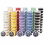 Silk Clay® Zelfhardende Boetseerklei - 10x10 Dozen - Kleuren Assorti - Zachte, Buigzame en Lichtgewicht Klei - 40g per Doos