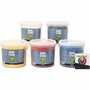 Silk Clay - Boetseermateriaal - Lucht Drogende Klei - Klei Set - Flexibele Klei - Zachte Klei - 5x650g - Primaire Kleuren - Color School Instructies - Creatief Kleien
