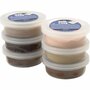 Silk Clay - Crèmekleurige Zelfhardende Klei - DIY Boetseermateriaal Voor Creatieve Knutselprojecten - Sneldrogende & Luchtdrogende Boetseerklei - Kwaliteitsklei - Gewicht 14 gram - 1 Set