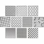 Sjabloon, afm 15x15 cm, dikte 0,31 mm, 10 vel