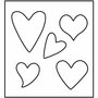 Snijmal Kartelfiguurtjes - Kartel Figuurtjes Stans - Snijmallen voor Karton - DIY Knutselwerk - Knutsel Snijmallen Set - 14 x 15,25 cm