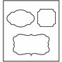 Snijmal Hartjes - Hartjes Stans - Snijmallen voor Papier - DIY Hartjes Knutselen - Knutsel Snijmallen - 14 x 15,25 cm
