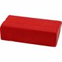 Soft Clay - Niet Drogend - Rood - DIY, Kleien - 13x6x4cm - 500gr - Soft Clay - 1 stuk