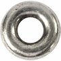 Spacer kraal, antiek zilver, d 9 mm, gatgrootte 4 mm, 15 stuk