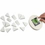 Sponzen - Witte Schuimsponsjes - Kleine Rechthoekige Sponsen - DIY Schoonmaak - Kunst- en Knutselprojecten - L: 40mm - B: 25mm - Set van 32 Stuks