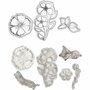 Stempels & Snijmallen Bloemen - Clear Stamps - DIY Scrapbooking & Knutselen - Stempelset Bloemen Voor Hobby & Handwerk - Gedetailleerde Stempelpatronen - Bloemenmotief - Set van 1 Stuk