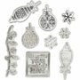 Stempels en Snijmallen - Kerstmis Thema - DIY Scrapbooking & Knutselset - Hobby Stempels & Snijmallen Voor Feestelijke Kaarten Maken - Set van 1 Stuk