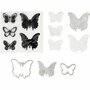 Stempels - Embossing Stempels - Snijmallen - Vlinder Stempels - DIY Stempels - Creatieve Stempels - Hobby Snijmallen - 3,5-5,5 cm - 1 Doos