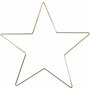 Ster Goud - Houten Ster Decoratie - DIY Feestdecoratie - Glitter Ster - Kerstster Decoratie - Tafeldecoratie Ster - Knutsel Ster - D 30 cm - Dikte 3 mm - 1 Stuk