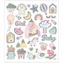 Stickers - baby girl - 15x16 -5 cm