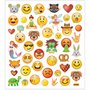 Stickers Emojis - Zelfklevende-Stickers - Smiley & Emoji-Thema - Decoratie & Scrapbooking - DIY - 15x16,5 cm - 1 Stickervel
