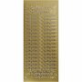 Stickers Goud - Gouden Randen Stickers - Zelfklevende Foliestickers - Decoratie Voor Kaarten Maken - DIY Scrapbooking - 10x23 cm