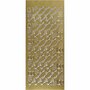 Stickers - goud - konfirmation - 10x23 cm