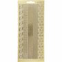 Stickers Goud - Rozen Stickers - Gouden Bloemen Stickervellen - Zelfklevende Decoratie Stickers - DIY Knutselen & Scrapbooking - 10x23 cm