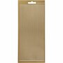Stickers Goud - Zelfklevende Randen Stickers - Decoratieve Gouden Stickervellen - DIY Versiering - Kaarten Maken & Scrapbooking - 10x23 cm - 1 Vel