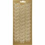 Stickers Goud - Vlinders Stickers - Feestelijke Zelfklevende Gouden Stickervellen - DIY Versiering - Kaarten Maken & Scrapbooking - 10x23 cm - 1 Vel