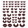 Stickers - ogen - 15x16,5 cm