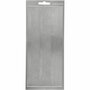 Stickers Zilver - Randen Stickervel - DIY Plakstickers Voor Kaarten Maken & Scrapbooking - Feestelijke Versiering - 10x23 cm
