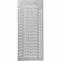 Stickers - zilver - sølvbryllup - 10x23 cm