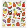 Stickers Exotisch Fruit - Stickervel Met Tropisch Fruit - Zelfklevende Stickers Voor Kaarten, Plakboeken & Knutselen - 15x16,5 cm - 1 Vel