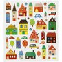 Stickers Stadsleven - Stad & Auto Stickers - Zelfklevende Thema Stickervellen - DIY Knutselen - Voertuigen & Hobbydecoratie - 15x16,5 cm
