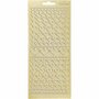 Stickers Goud - Harten Stickervel - Zelfklevende Stickers Met Gouden Harten - Decoratie Voor Valentijn, Kaarten Maken & Knutselen - 10x23 cm - 1 Vel