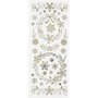 Stickers Goud - Kerststerren Stickervel - Zelfklevende Foliestickers Met Sterren - DIY Decoratie Voor Kerstkaarten & Scrapbooking - 10x24 cm - 1 Vel