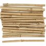 Stokken - Stokjes - Contructie Stokjes - Bamboe Onbehandeld - Decoratie - Lengte: 20 cm - Dia: 8-15 mm - 30 stuks