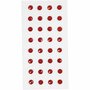 Strasstenen - Home deco - Kunststof - Rood - 0,08cm - Happy Moments - 32 Stuks