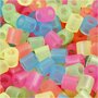 Neon Strijkkralen - NABBI Kralen Set - DIY Kralen Voor Sieraden & Knutselen - Fluorescerende Kleuren - 5x5 mm - Gatgrootte 2,5 mm - Perfect Voor Onderplaten - 6000 Stuks