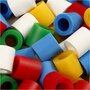 Strijkkralen - Fotokralen - Standaard Kleuren - Kralen Voor Onderplaten En Sieraden - DIY Kinderknutselen & Creatieve Hobby’s - 10x10 mm - Gatgrootte 5,5 mm - Jumbo - NABBI - 2450 stuks