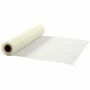 Tafelloper - Lang Tafelkleed - Smal Tafelkleed - Off-White Tafelloper - Tafeltextiel Off-White - Feestelijk - Luxe Tafeltextiel - Elegante Tafeldecoratie - 30cm x 10 mtr