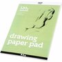 Schetsblok - Wit A4 Creotime Tekenblok - Hoogwaardig Papier - Hobby Papier - DIY Tekenen - 120 gram - Vellen - Kwalitatief Tekenpapier - Schrijfblok - Art Supplies