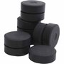 Tempera Verfblokken - Waterverf - 10 Stuks - Zwart - Geschikt voor Papier en Karton - Ideaal voor Scholen - Afmeting 19 x 57 mm - Ronde Blokken