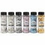 Terrazzo Vlokken - Decoratieve Steensnippers - Diverse Kleuren - Voor Knutsel- en Kunstprojecten - Set van 6x90 Gram