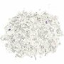 Terrazzo Vlokken - DIY Decoratie Materialen - Luxe Verfvlokken voor Terrazzo Effect op Muren, Meubels en Creatieve Kunstprojecten - Hoogwaardige Kunststof Vlokken - Lichtgrijs - 90 gram