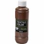 Textielverf - Dekkend - Bruin - Parelmoer - Creotime - 250 ml